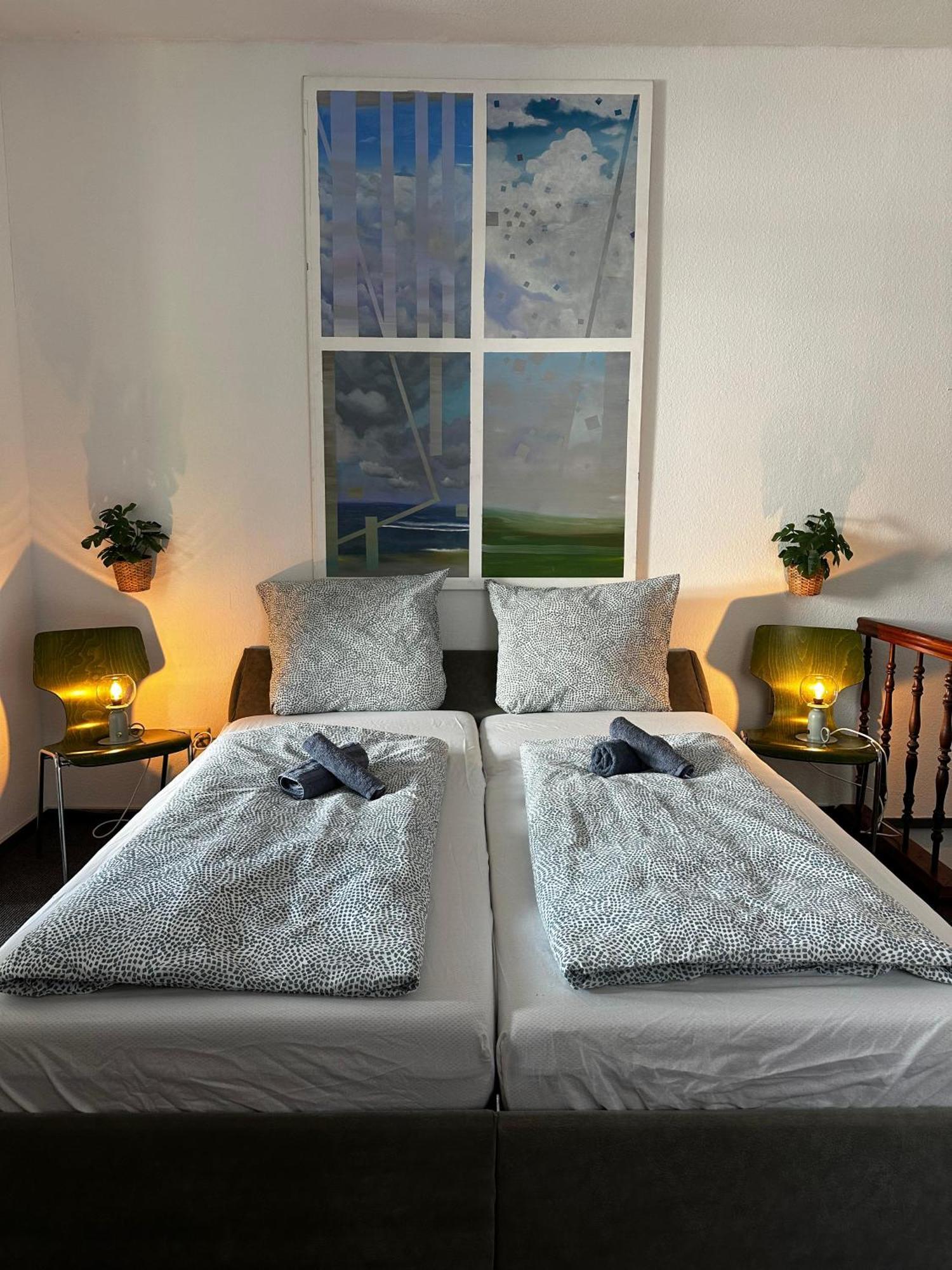 Maisonettewohnung Im Loft Stil Mit Wunderschoener Terrasse 카를스루에 외부 사진